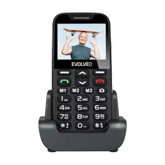 EVOLVEO EasyPhone XD, mobilni telefon za starije osobe sa postoljem za punjenje (crno) EVOLVEO EasyPhone XD, mobilni telefon za starije osobe sa postoljem za punjenje (crno)
