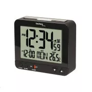 TechnoLine WT 195 - crna digitalna budilica s termometrom