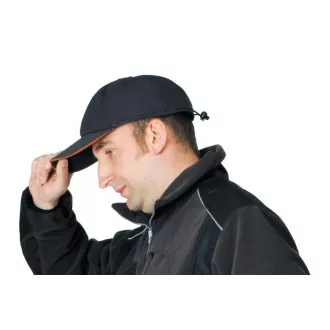EMERTON zimska kapa crna / narančasta S