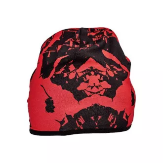 KIRWEE pletena kapa crna / siva XL / XXL