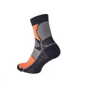 KNOXFIELD BASIC čarape crno/narančaste 43/44