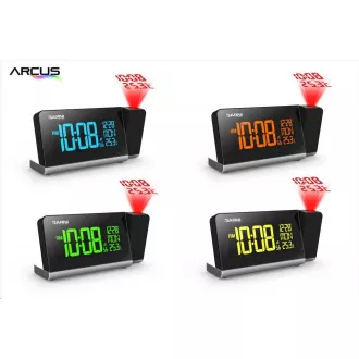 GARNI 165 Arcus - digitalna budilica s projekcijom vremena i unutarnje temperature