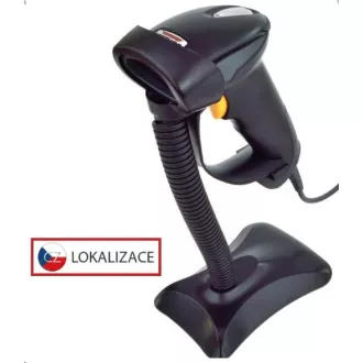 Virtuos CCD čitač HT-310A dugog dometa, USB (tipkovnica / RS232), stalak, crni Virtuos CCD čitač HT-310A dugog dometa, USB (tipkovnica / RS232), stalak, crni