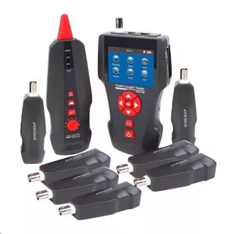 Tester LAN kabela TLCD88 s LCD-om, koaksijalni, Cat3/Cat5E/Cat6, UTP/STP, USB, PoE, ping, sonda, 8x anti-loop