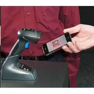 DataLogic bežični čitač QuickScan I QM2131, 1D senzor + baza, USB KIT