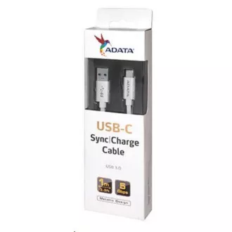 ADATA USB-C TO 3.1 A kabel, 100cm, aluminij ADATA USB-C TO 3.1 A kabel, 100cm, aluminij