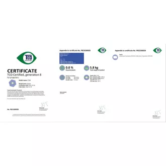 EPSON projektor EB-695Wi - 1280x800, 3500ANSI, HDMI, VGA, SHORT