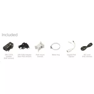 MikroTik RouterBOARD OmniTik 5 ac PoE, 720MHz CPU, 128MB RAM, PoE izlaz, 5x GLAN, 5GHz Wi-Fi, 2x7.5dBi, 802.11a/n/ac, uklj. L4