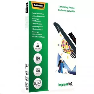 Folija za kaširanje Fellowes A4 100 mic, pakiranje 100 kom Folija za kaširanje Fellowes A4 100 mic, pakiranje 100 kom