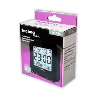 TechnoLine WT 235BK digitalna budilica, crna