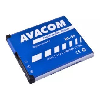 AVACOM baterija za mobitel Nokia N95, E65, Li-Ion 3, 6V 1000mAh (zamjenska BL-5F)