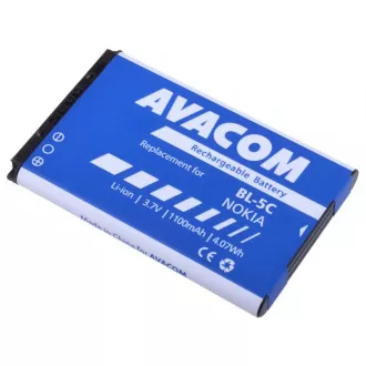 AVACOM baterija za mobitel Nokia 6230, N70, Li-Ion 3, 7V 1100mAh (zamjenska BL-5C)