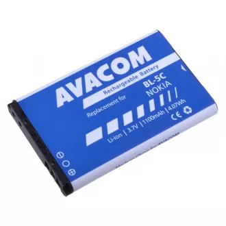 AVACOM baterija za mobitel Nokia 6230, N70, Li-Ion 3, 7V 1100mAh (zamjenska BL-5C)