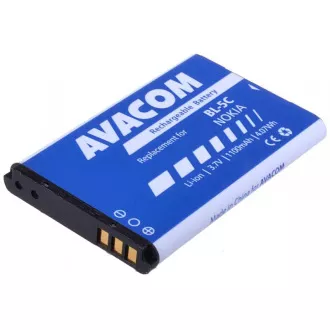 AVACOM baterija za mobitel Nokia 6230, N70, Li-Ion 3, 7V 1100mAh (zamjenska BL-5C)