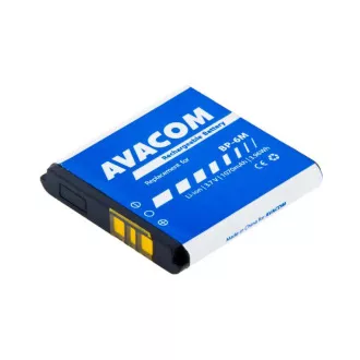 AVACOM baterija za mobitel Nokia 6233, 9300, N73 Li-Ion 3, 7V 1070mAh (zamjenska BP-6M) AVACOM baterija za mobitel Nokia 6233, 9300, N73 Li-Ion 3, 7V 1070mAh (zamjenska BP-6M)