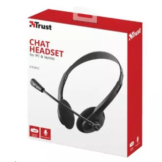 TRUST slušalice s mikrofonom Primo Chat Headset, za PC / laptop