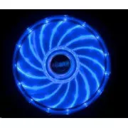 AKASA ventilator Vegas 120x120x25mm, 1200RPM pozadinsko osvjetljenje, 15xLED, plavi