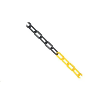 JSP Lanac plastični 6mm / 25m crni / žuti JSP Lanac plastični 6mm / 25m crni / žuti
