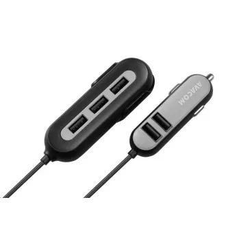 AVACOM CarHUB auto punjač 5x USB izlaz, crni AVACOM CarHUB auto punjač 5x USB izlaz, crni