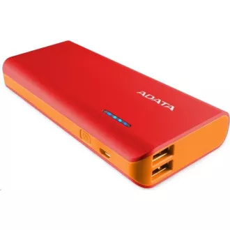 ADATA PowerBank PT100 - vanjska baterija za mobitel/tablet 10000mAh, crvena/narančasta ADATA PowerBank PT100 - vanjska baterija za mobitel/tablet 10000mAh, crvena/narančasta