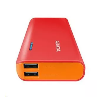 ADATA PowerBank PT100 - vanjska baterija za mobitel/tablet 10000mAh, crvena/narančasta ADATA PowerBank PT100 - vanjska baterija za mobitel/tablet 10000mAh, crvena/narančasta