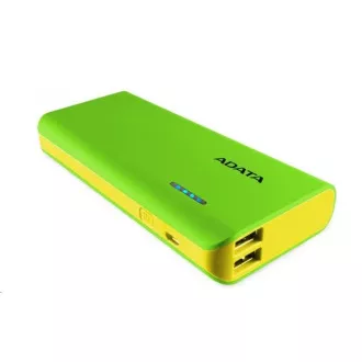 ADATA PowerBank PT100 - vanjska baterija za mobitel/tablet 10000mAh, zeleno/žuta ADATA PowerBank PT100 - vanjska baterija za mobitel/tablet 10000mAh, zeleno/žuta