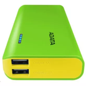 ADATA PowerBank PT100 - vanjska baterija za mobitel/tablet 10000mAh, zeleno/žuta ADATA PowerBank PT100 - vanjska baterija za mobitel/tablet 10000mAh, zeleno/žuta