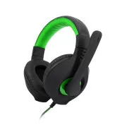 C-TECH gaming slušalice s mikrofonom NEMESIS V2 (GHS-14G), crno-zelene