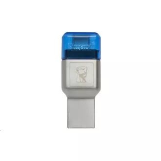 Kingston čitač kartica, MobileLite 3C UCB-C + USB 3.0 čitač microSD kartica - čitač mikro SD kartica Kingston čitač kartica, MobileLite 3C UCB-C + USB 3.0 čitač microSD kartica - čitač mikro SD kartica