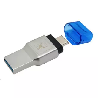 Kingston čitač kartica, MobileLite 3C UCB-C + USB 3.0 čitač microSD kartica - čitač mikro SD kartica Kingston čitač kartica, MobileLite 3C UCB-C + USB 3.0 čitač microSD kartica - čitač mikro SD kartica