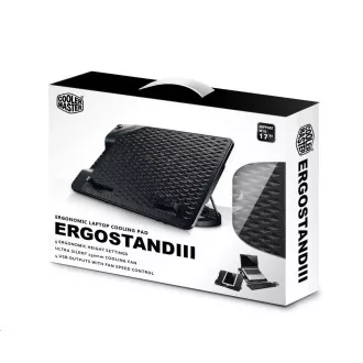 Cooler Master stalak za hlađenje NotePal ErgoStand III za prijenosna računala do 17", 23cm, crna Cooler Master stalak za hlađenje NotePal ErgoStand III za prijenosna računala do 17", 23cm, crna
