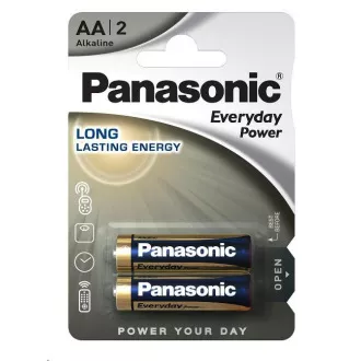 PANASONIC alkalne baterije Everyday Power LR6EPS / 2BP AA 1, 5V (blister 2kom)