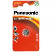 PANASONIC litijska baterija (gumb) CR-1216EL / 1B 3V (blister 1kom)