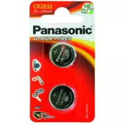 PANASONIC litijska baterija (gumb) CR-2032EL / 2B 3V (blister 2kom)