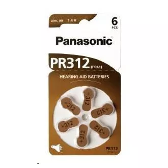 PANASONIC Cink zračna baterija PR-312 (41) / 6LB AA 1, 2V (blister 6kom)