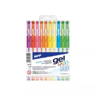 Gel olovke MFP Neon GN1038 0.8mm set od 10 boja