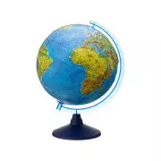 Alaysky Globe 25 cm Reljefni fizički globus, naljepnice na engleskom