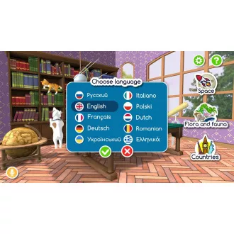Alaysky Globe 25 cm Reljefni fizički globus, naljepnice na engleskom