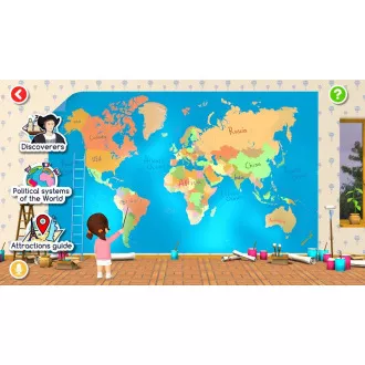 Alaysky Globe 25 cm Reljefni fizički globus, naljepnice na engleskom