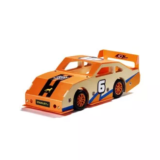 Stanley Jr. OK002-SY Komplet za gradnju, trkaći automobil, drvo Stanley Jr. OK002-SY Komplet za gradnju, trkaći automobil, drvo