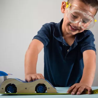 Stanley Jr. OK004-SY Komplet za gradnju, trkaći automobil, drvo Stanley Jr. OK004-SY Komplet za gradnju, trkaći automobil, drvo
