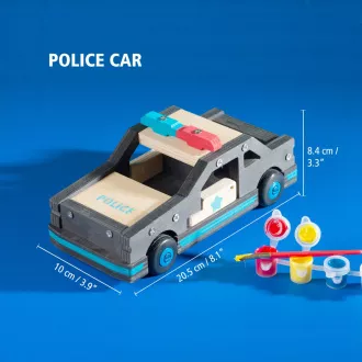 Stanley Jr. OK096-SY Komplet za gradnju, policijski auto, drvo