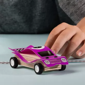 Stanley Jr. OK012-SY Komplet za gradnju, trkaći automobil, drvo Stanley Jr. OK012-SY Komplet za gradnju, trkaći automobil, drvo