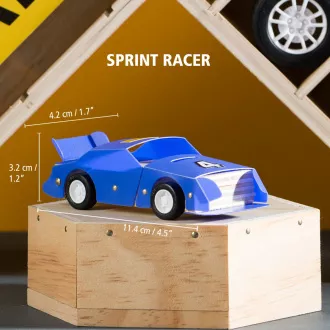 Stanley Jr. OK013-SY Komplet za gradnju, trkaći automobil, drvo Stanley Jr. OK013-SY Komplet za gradnju, trkaći automobil, drvo