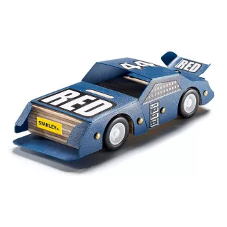 Stanley Jr. OK013-SY Komplet za gradnju, trkaći automobil, drvo Stanley Jr. OK013-SY Komplet za gradnju, trkaći automobil, drvo