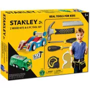 Stanley Jr. U003-K02-T06-SY Set od 2 autića i 5 alata