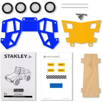 Stanley Jr. OK036-SY Kit, kolica, drvo