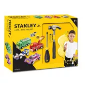 Stanley Jr. U001-K04-T03-SY Set od 4 autića, odvijač i čekić