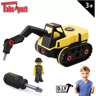 Stanley Jr. TT010-SY Komplet za gradnju, bager za rušenje Stanley Jr. TT010-SY Komplet za gradnju, bager za rušenje
