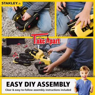Stanley Jr. TT010-SY Komplet za gradnju, bager za rušenje Stanley Jr. TT010-SY Komplet za gradnju, bager za rušenje